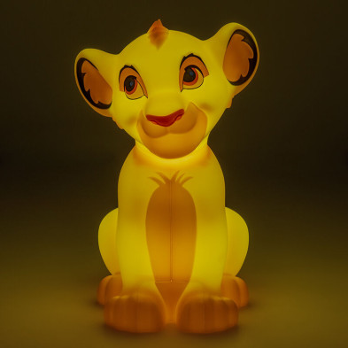 Lampara 3D Simba El Rey Leon Disney 17,5cm